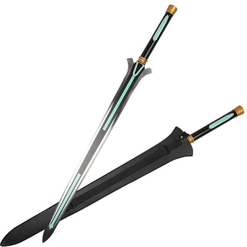 Kirito's Sword Art Online Blade Metal Craft Home Decoration Ordinal Scale Movie Real Steel Leather Sheath Cosplay Props-Full Tang No Sharp Supply Decorative
Kirito's Sword Art Online Blade Metal Craft Home Decoration Ordinal Scale Movie Real Steel Leather Sheath Cosplay Props-Full Tang No Sharp Supply Decorative