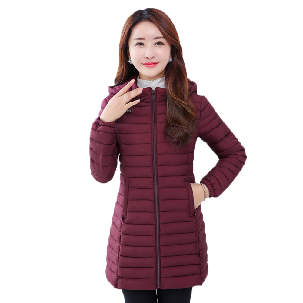 Womenthin Light Mid-length Slim with Wool Hoodie Women's Coat Down Cotton Mother's Jacket Plus Size R297 3me2, Red wine
Womenthin Light Mid-length Slim with Wool Hoodie Women's Coat Down Cotton Mother's Jacket Plus Size R297 3me2, Red wine