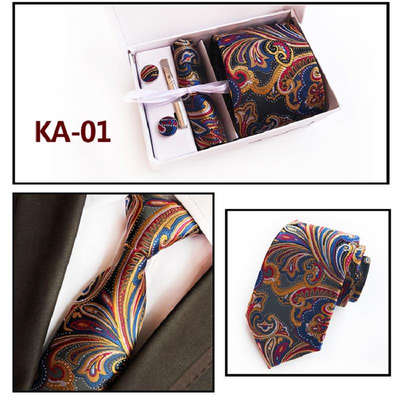 HOOYI Men Neck Tie Sets Wedding Ties Clip Gift Box Pocket square Cuff links Business Handkerchief
HOOYI Men Neck Tie Sets Wedding Ties Clip Gift Box Pocket square Cuff links Business Handkerchief