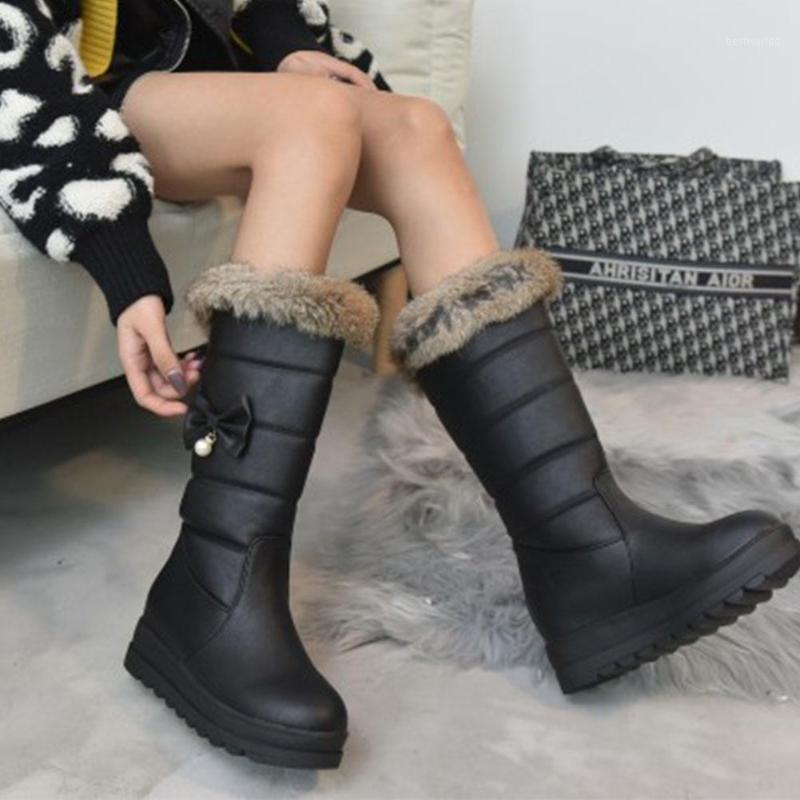 RIBETRINI Chic winter boots Boots Women Big Size 44 Sweet Keep Warm Fur Skidproof Sole Waterproof Outdoor Snow Boot1, Black
RIBETRINI Chic winter boots Boots Women Big Size 44 Sweet Keep Warm Fur Skidproof Sole Waterproof Outdoor Snow Boot1, Black