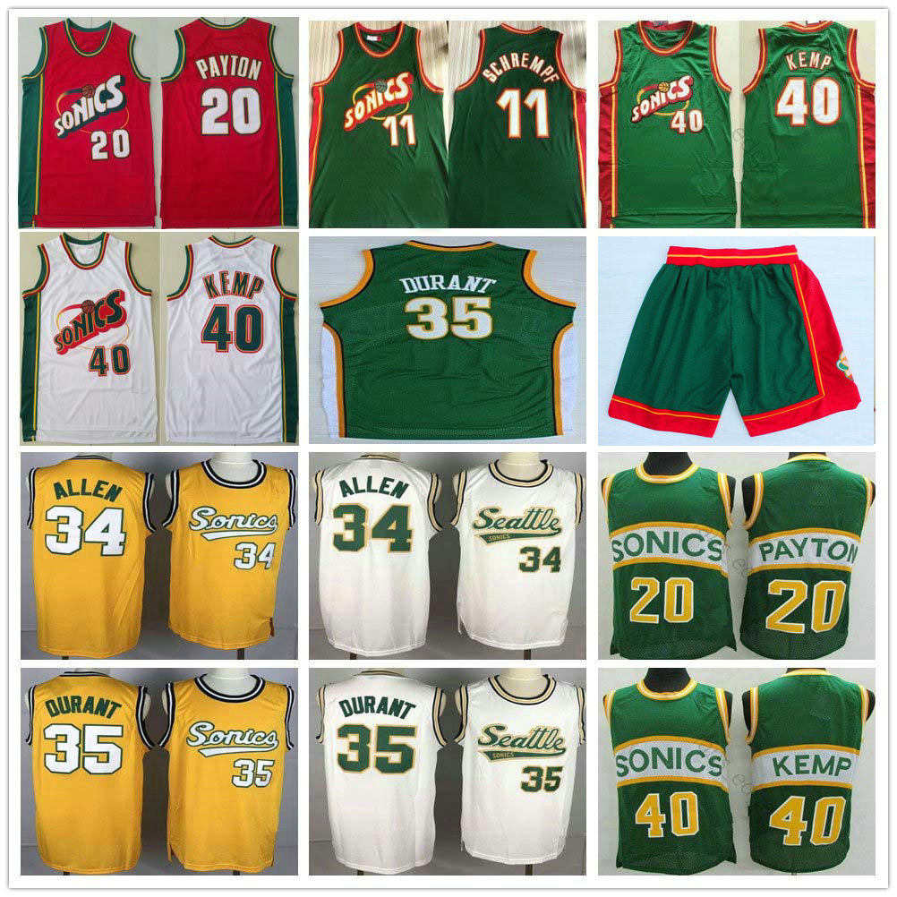 Retro Vintage Classic Seattle Basketball Gary 20 Payton Jerseys Mens Kevin 35 Durant Shawn 40 Kemp Ray 34 Allen Detlef 11 Schrempf Jersey, White
Retro Vintage Classic Seattle Basketball Gary 20 Payton Jerseys Mens Kevin 35 Durant Shawn 40 Kemp Ray 34 Allen Detlef 11 Schrempf Jersey, White