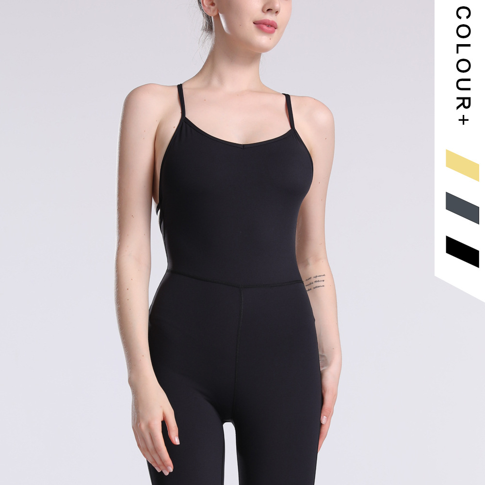 Women Yoga Set 2020 new style Halter one-piece yoga wear women' sling with chest pad aerial exercise fitness suit
Women Yoga Set 2020 new style Halter one-piece yoga wear women' sling with chest pad aerial exercise fitness suit