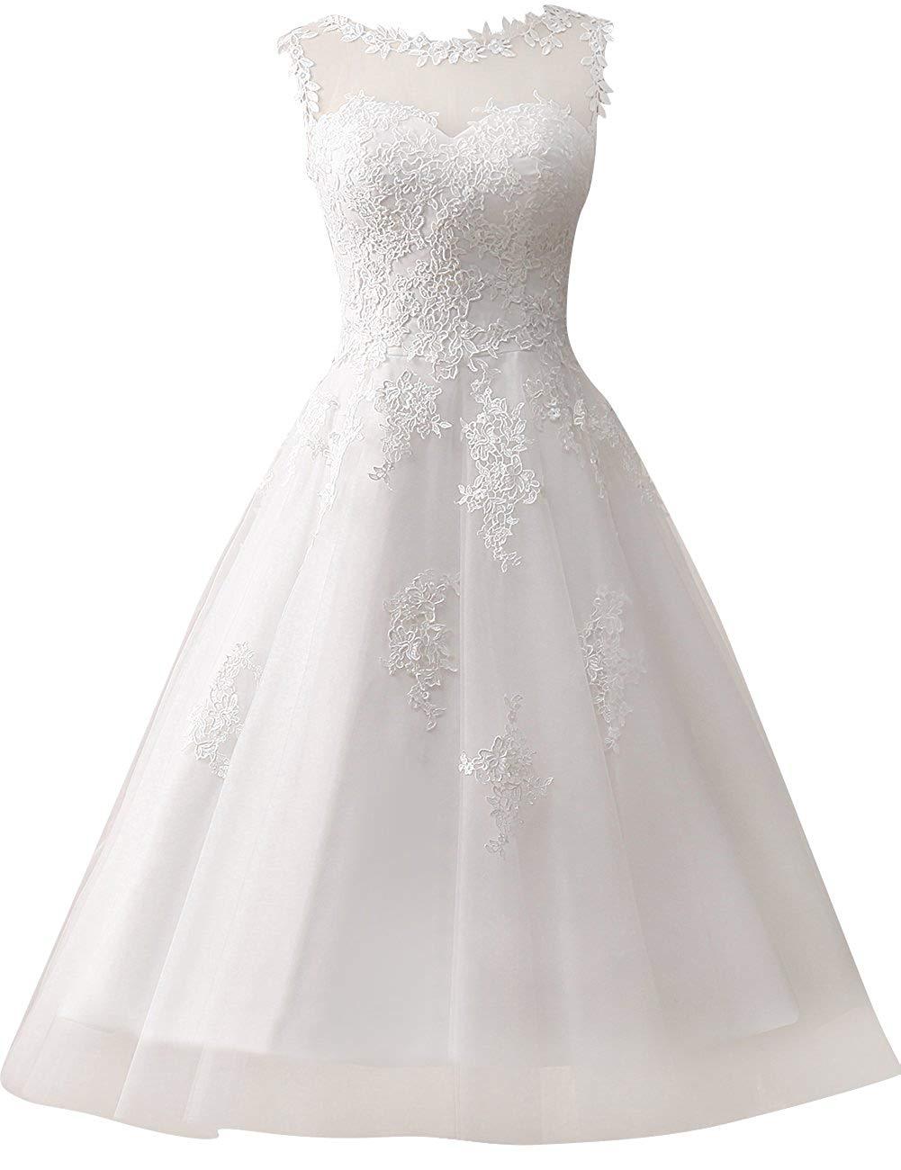 Vintage Short A-Line Wedding Dresses Appliques Lace White Tulle Bridal Gowns Tea Length Garden Wedding Dress Plus Size Cheap Bride Wear, Yellow
Vintage Short A-Line Wedding Dresses Appliques Lace White Tulle Bridal Gowns Tea Length Garden Wedding Dress Plus Size Cheap Bride Wear, Yellow