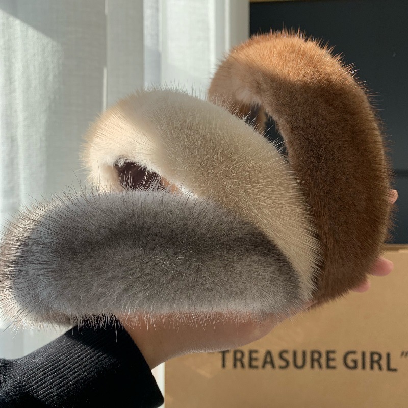 luxury Mink Fur Headband for Women Thicken Plush Wide Bezel Hair Hoop Winter Warm Furry Hair Bands Lady Girls Hair Accessories
luxury Mink Fur Headband for Women Thicken Plush Wide Bezel Hair Hoop Winter Warm Furry Hair Bands Lady Girls Hair Accessories