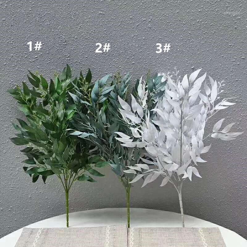 5pcs 50cm Plastic Willow Leaf 5 forks Willow Branch Forest Wedding Decoration artificial greenery faux plants1, White
5pcs 50cm Plastic Willow Leaf 5 forks Willow Branch Forest Wedding Decoration artificial greenery faux plants1, White