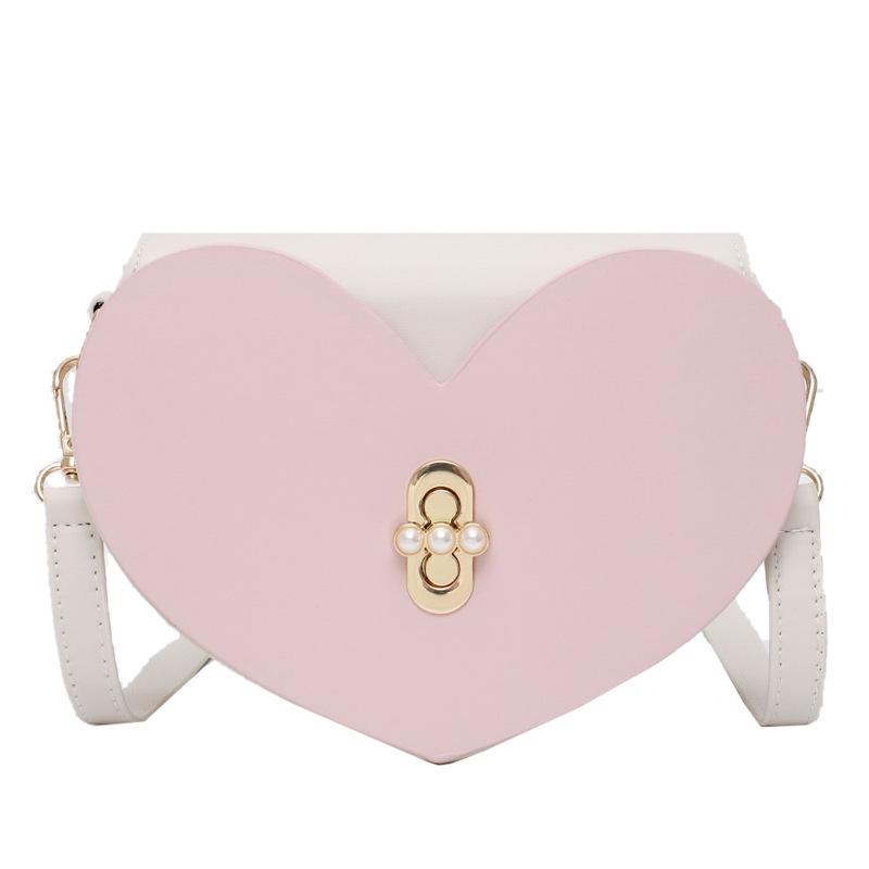 Heart Shape Shoulder Bags High Quality Flip Bag Designer Luxury Crossbody Bag Small Female Purses Pu Leather for Women 2021, Pink
Heart Shape Shoulder Bags High Quality Flip Bag Designer Luxury Crossbody Bag Small Female Purses Pu Leather for Women 2021, Pink