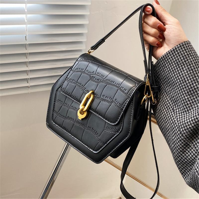 Women's Solid Color Crocodile Pattern PU Leather Small Square Shoulder Bag Vintage Clamshell Clutch Bags Elegant Messenger Bag, Black
Women's Solid Color Crocodile Pattern PU Leather Small Square Shoulder Bag Vintage Clamshell Clutch Bags Elegant Messenger Bag, Black