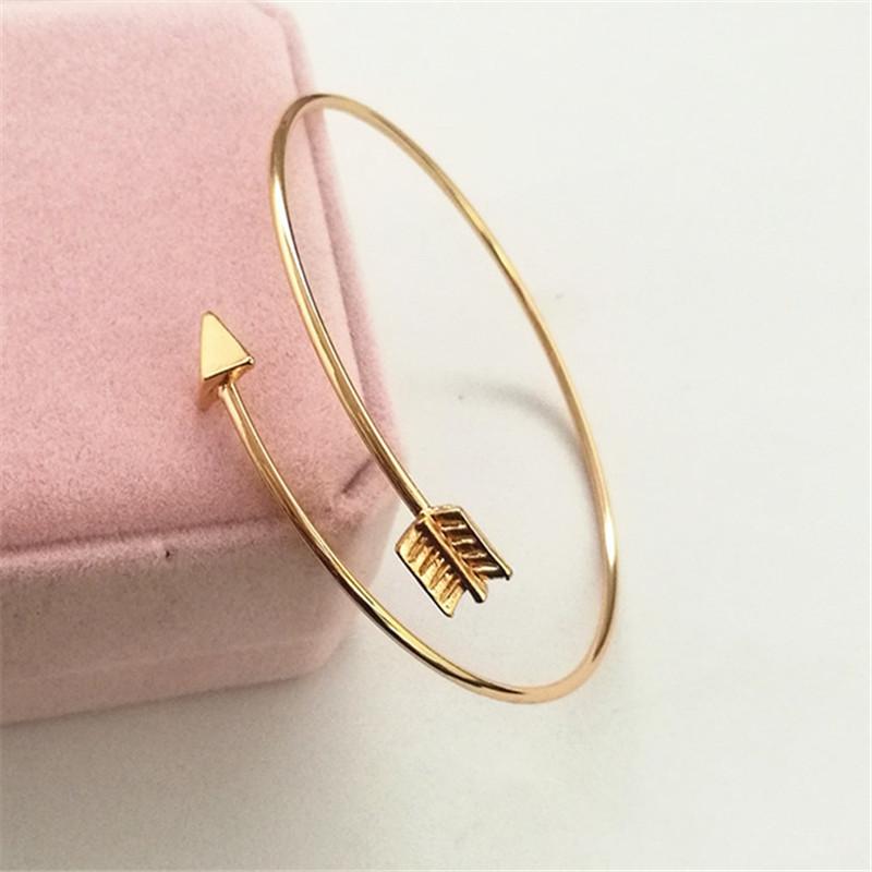 European And American Simple Creative Opening Personality Arrow Bracelet Rose Gold Alloy Bracelet For Women
European And American Simple Creative Opening Personality Arrow Bracelet Rose Gold Alloy Bracelet For Women