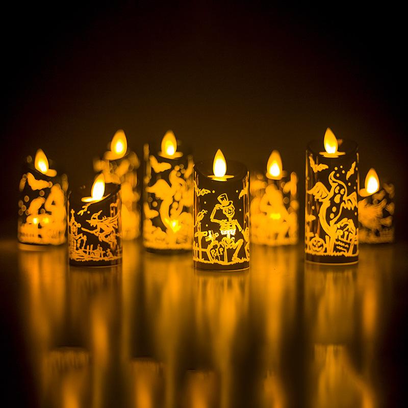 2020 Halloween Creative Flameless LED Candle battery Multicolor Lamp Simulation Flame pumpkin Light Wedding Birthday Party Decor
2020 Halloween Creative Flameless LED Candle battery Multicolor Lamp Simulation Flame pumpkin Light Wedding Birthday Party Decor