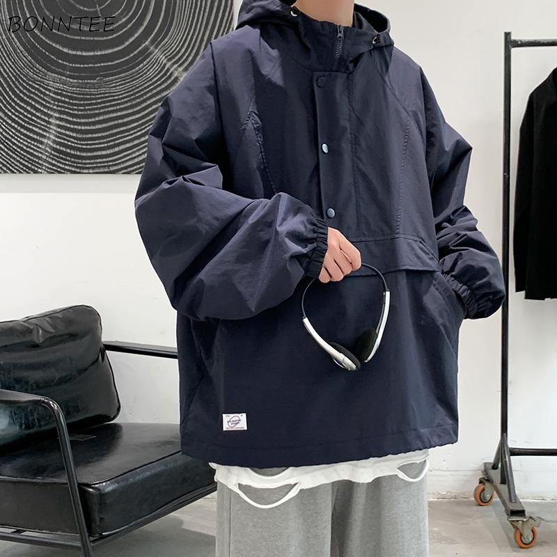 Men's Jackets Bomber Men Autumn Outwear Design Hooded Vintage Casual Loose Solid Simple Harajuku High Street Fashion Cazadora Hombre, Black;brown
Men's Jackets Bomber Men Autumn Outwear Design Hooded Vintage Casual Loose Solid Simple Harajuku High Street Fashion Cazadora Hombre, Black;brown