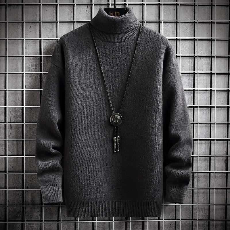 Men's Sweaters Winter Turtleneck Sweater Solid Color Warm Pullovers Men Knitted Korean Casual Mens White Black Clothes
Men's Sweaters Winter Turtleneck Sweater Solid Color Warm Pullovers Men Knitted Korean Casual Mens White Black Clothes