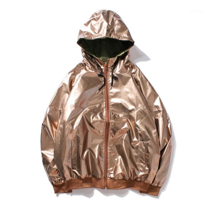 Brand Mens Windbreaker Jackets Hip B-Boy Silver Glossy Hooded Jacket for Men Streetwear Bomber Jacket Male Female1, Black;brown
Brand Mens Windbreaker Jackets Hip B-Boy Silver Glossy Hooded Jacket for Men Streetwear Bomber Jacket Male Female1, Black;brown