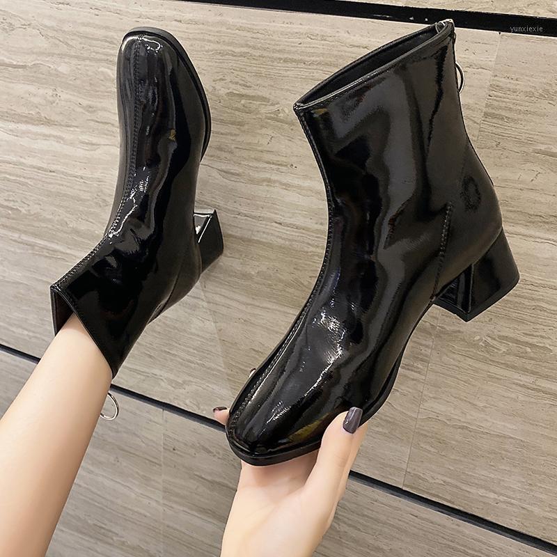 YeddaMavis Woman Half Short Boots Women High Heel Shoes Woman Platform Thick Heel Shoes Short Boots Footwear Size 35-391
YeddaMavis Woman Half Short Boots Women High Heel Shoes Woman Platform Thick Heel Shoes Short Boots Footwear Size 35-391