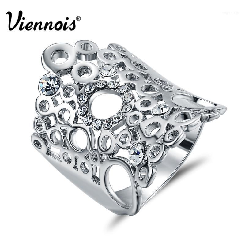 Cluster Rings Viennois Geometric Hollow Out Circles For Women Rhinestones Exaggerated Wide Ring Fashion Party Jewelry Girls Gifts
Cluster Rings Viennois Geometric Hollow Out Circles For Women Rhinestones Exaggerated Wide Ring Fashion Party Jewelry Girls Gifts