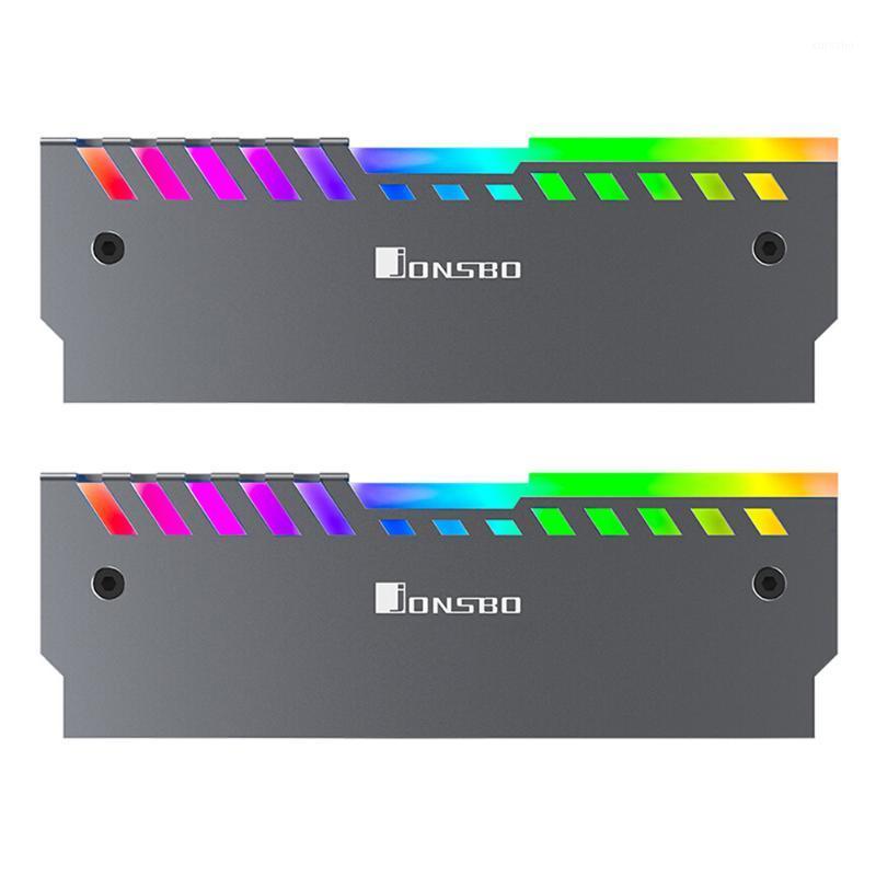 Jonsbo NC-2 2x 3 PinDesktop Memory Cooling Vest RGB 256 Color Automatic Change Aluminum RAM Heat Sink Radiator1 
Jonsbo NC-2 2x 3 PinDesktop Memory Cooling Vest RGB 256 Color Automatic Change Aluminum RAM Heat Sink Radiator1