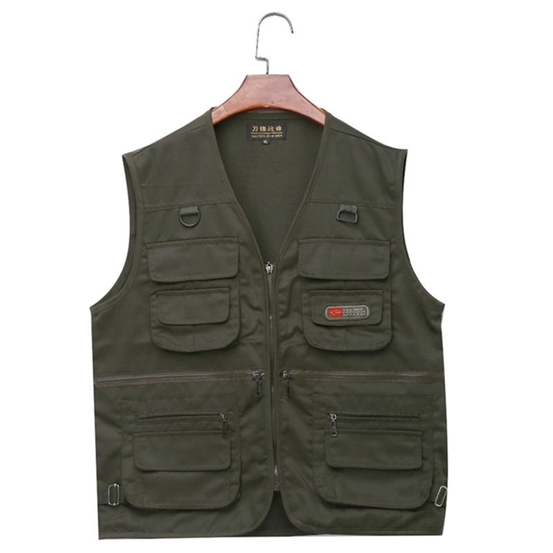Men's Fishing Vest with Multi-Pocket Zip for Photography / Hunting / Travel Outdoor Sport Army Green Black 201214, Beige
Men's Fishing Vest with Multi-Pocket Zip for Photography / Hunting / Travel Outdoor Sport Army Green Black 201214, Beige