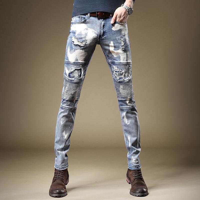 Free Shipping New Men's Male Trousers Trendy Personality Jeans Slim Hip-Hop Head Punk Rock Skateboard Graffiti Printed Pants, Blue
Free Shipping New Men's Male Trousers Trendy Personality Jeans Slim Hip-Hop Head Punk Rock Skateboard Graffiti Printed Pants, Blue