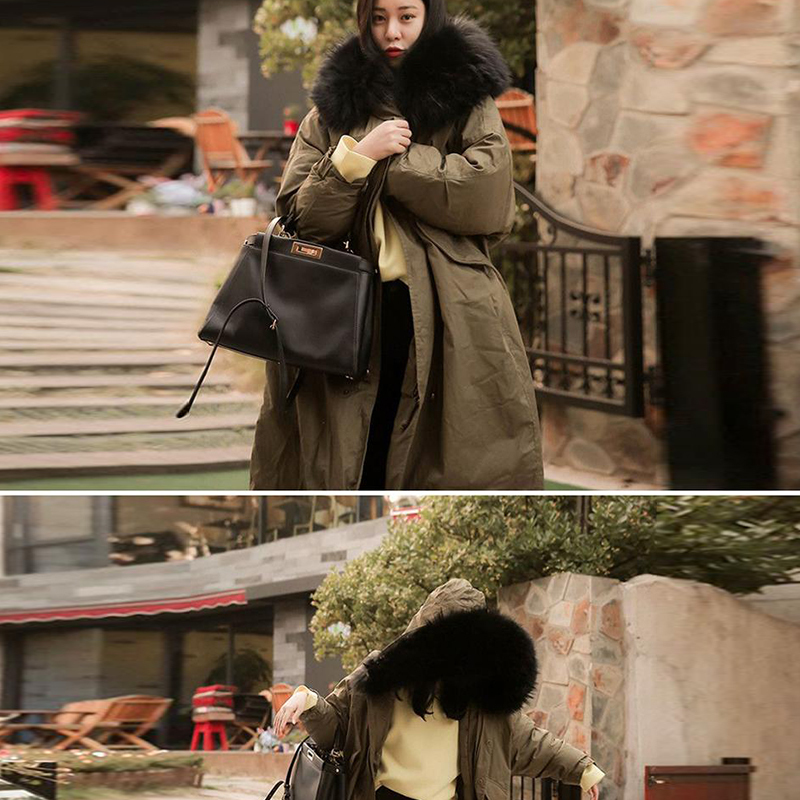 Women Winter Warm Coat Hooded Streetwear Sustans Army Green Outwear Jacket Long Mujer Parkas Womens Clothing 201019