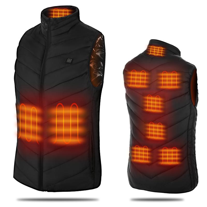 wholesale USB interface smart heating vest for men women w/ constant temperature electric heating cotton vest black Heated, As pic
wholesale USB interface smart heating vest for men women w/ constant temperature electric heating cotton vest black Heated, As pic