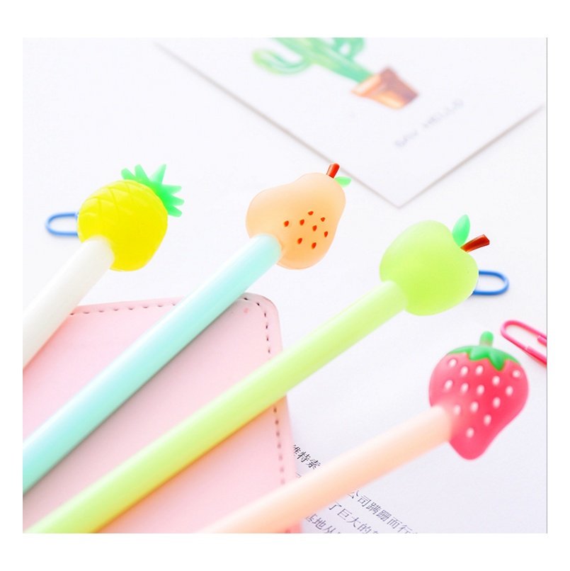 4 Piece Korean Stationery Cute Freshness Kawaii Fruit Pen Handles Creative School Supply Office Gel Pens Gift Freebie bbyHPQ bdesports
4 Piece Korean Stationery Cute Freshness Kawaii Fruit Pen Handles Creative School Supply Office Gel Pens Gift Freebie bbyHPQ bdesports