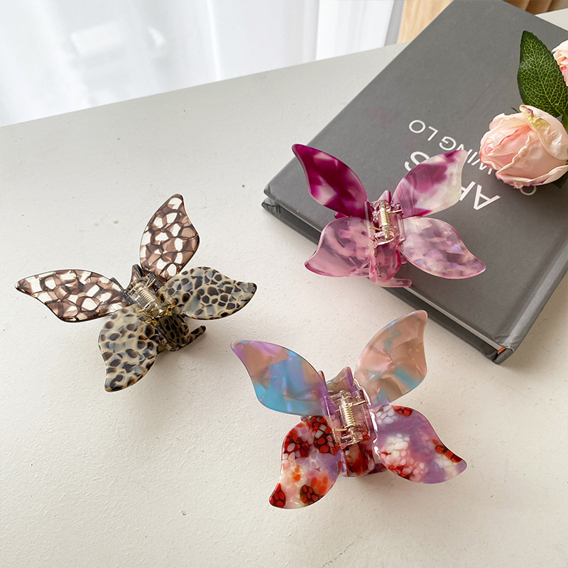 Yamog Girls Large Size Mixed Color Butterfly Shaped Hair Clamps Acetic Acid Animal Ponytail Scrunchies Hair Clips Claw Korean Women Alloy Shower Hairpins 9.5 CM
Yamog Girls Large Size Mixed Color Butterfly Shaped Hair Clamps Acetic Acid Animal Ponytail Scrunchies Hair Clips Claw Korean Women Alloy Shower Hairpins 9.5 CM