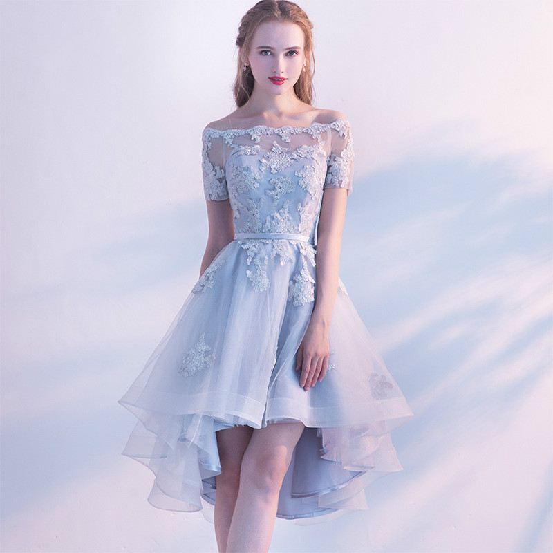 Skyyue Prom Dresses Off Shoulder Lace Solid Sexy Prom Dress Boat Neck A-Line Embroidery Short Sleeve Prom Dresses 2019 LX454, Navy blue
Skyyue Prom Dresses Off Shoulder Lace Solid Sexy Prom Dress Boat Neck A-Line Embroidery Short Sleeve Prom Dresses 2019 LX454, Navy blue