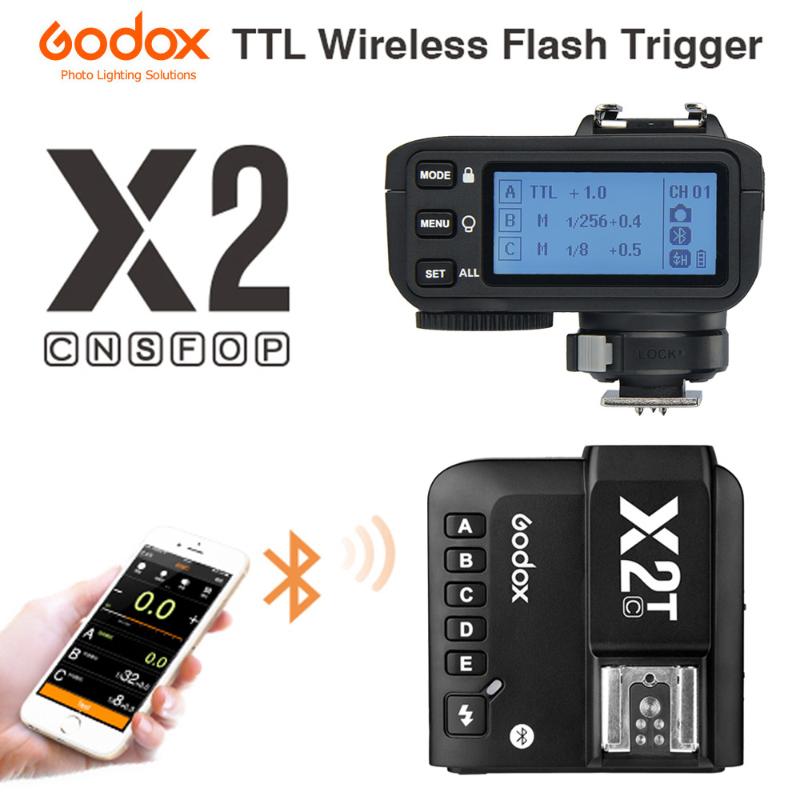 Godox X2T-C X2T-N X2T-S X2T-F X2T-O X2T-PL Wireless Flash Trigger for Camera Bluetooth Connection HSS
Godox X2T-C X2T-N X2T-S X2T-F X2T-O X2T-PL Wireless Flash Trigger for Camera Bluetooth Connection HSS