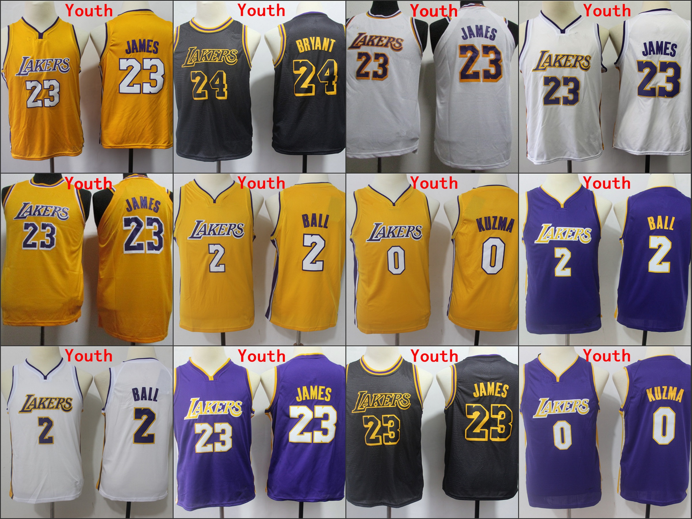 Youth 2 Ball 0 Kuzma Basketball Jersey LeBron James Los Angeles Lakers''Bryant Kids Jerseys
Youth 2 Ball 0 Kuzma Basketball Jersey LeBron James Los Angeles Lakers''Bryant Kids Jerseys