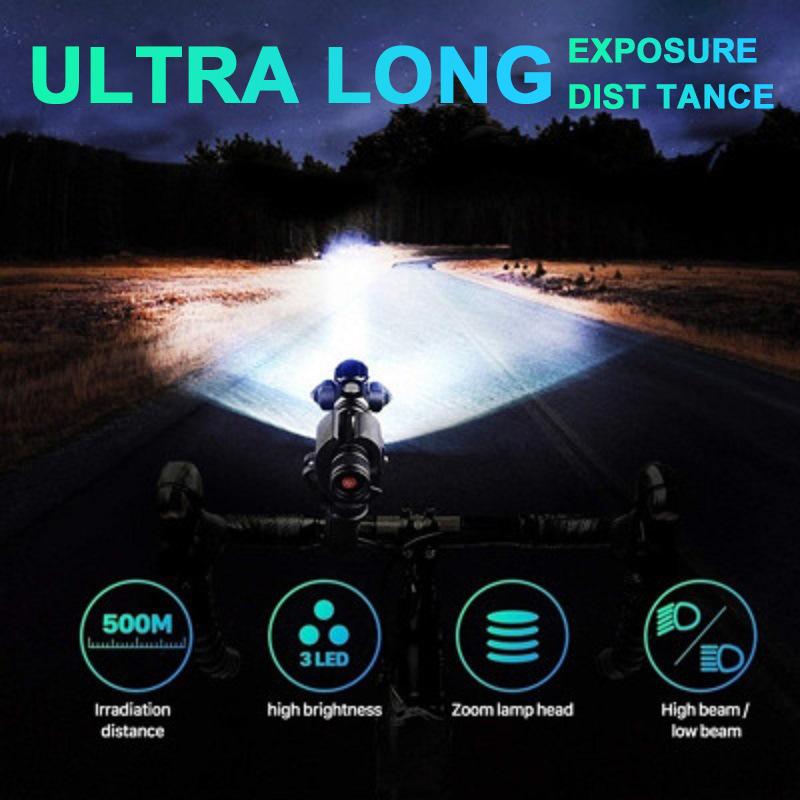 Aubtec Bike Light 1000 Lumen For USB Rechargeable 18650 Battery MTB Bicycle Front Light Waterproof LED Headlight
Aubtec Bike Light 1000 Lumen For USB Rechargeable 18650 Battery MTB Bicycle Front Light Waterproof LED Headlight