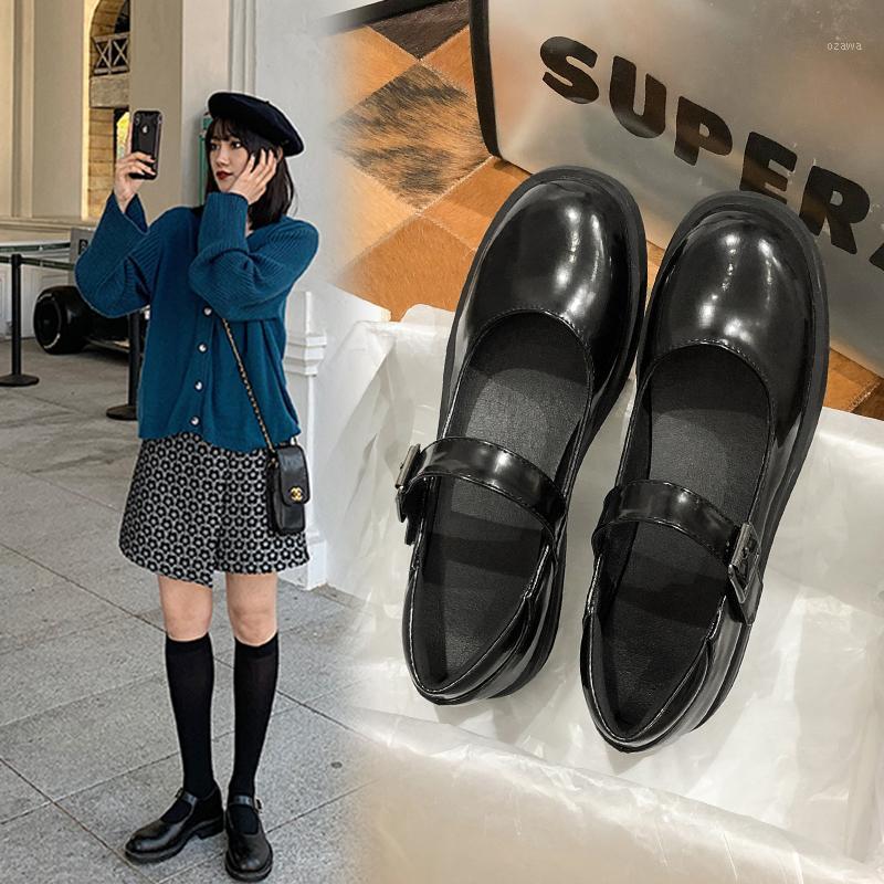 British summer black all-match leather shoes1
