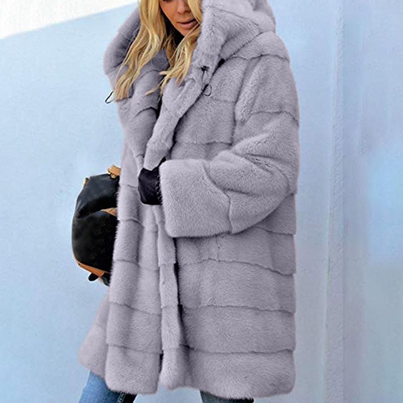 Laamei 2020 Fashion Faux Fur Coat Women Winter Casual Hooded Warm Long Sleeve Faux Fur Long Jacket Female Winter Outerwear, Pink
Laamei 2020 Fashion Faux Fur Coat Women Winter Casual Hooded Warm Long Sleeve Faux Fur Long Jacket Female Winter Outerwear, Pink