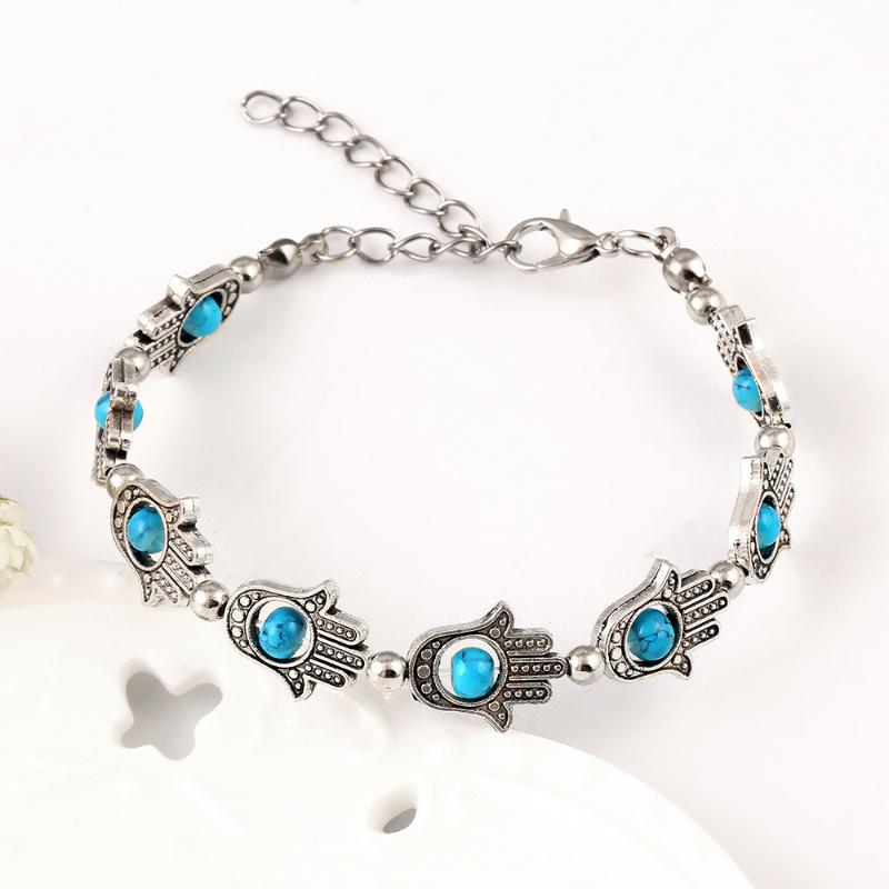Foreign trade European and American trend palm bracelet bohemian metal temperament fashion hand string
Foreign trade European and American trend palm bracelet bohemian metal temperament fashion hand string