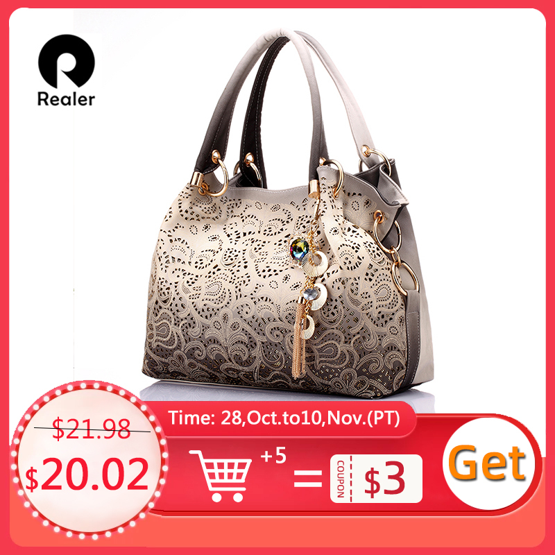 REALER women handbags hollow out ombre floral print shoulder crossbody bags ladies pu leather totes fashion messenger bag female Q1106, Blue
REALER women handbags hollow out ombre floral print shoulder crossbody bags ladies pu leather totes fashion messenger bag female Q1106, Blue