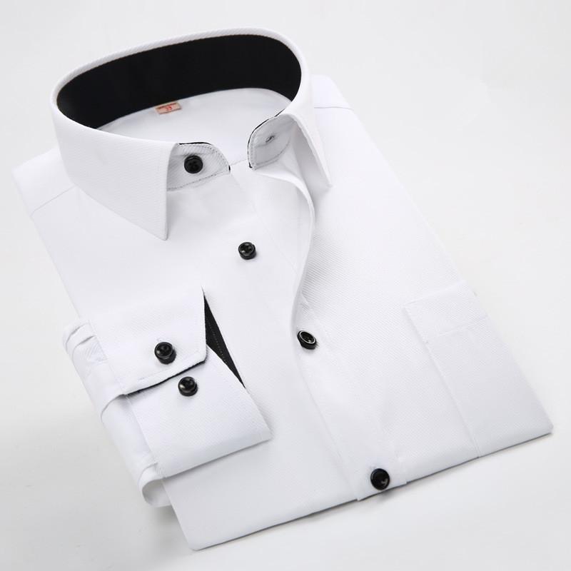Men' shirt spring new men' long-sleeved slim shirt fashion casual business formal professional, Blue 2
Men' shirt spring new men' long-sleeved slim shirt fashion casual business formal professional, Blue 2