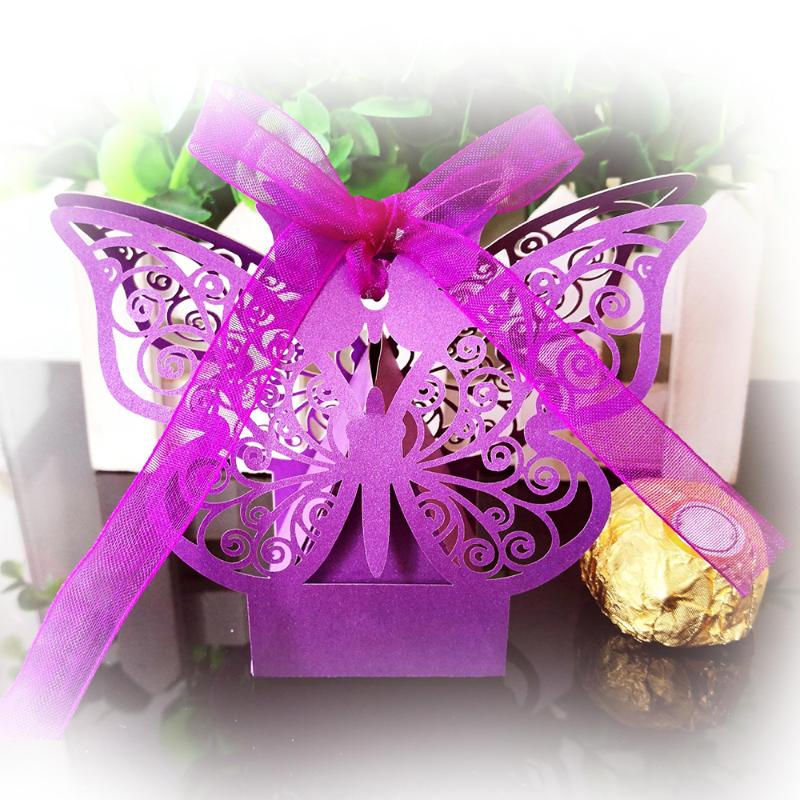 50pcs Multicolor Openwork Butterfly Gift Box Ferrero Chocolate Butterfly Candy Box Wedding Party Small Gift Decoration
50pcs Multicolor Openwork Butterfly Gift Box Ferrero Chocolate Butterfly Candy Box Wedding Party Small Gift Decoration