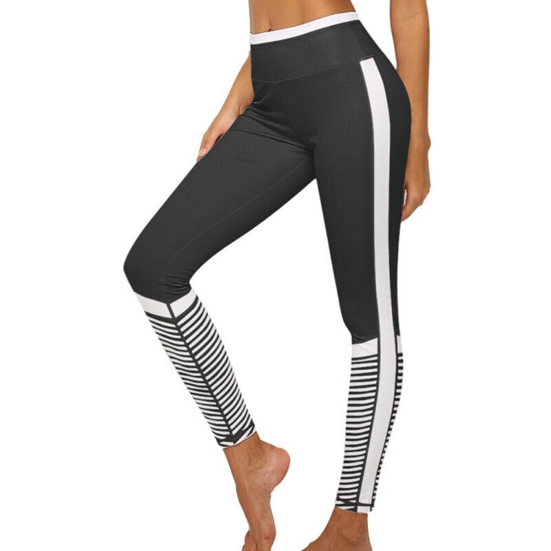 Women High Waist Sports Yoga Pants Letter Print Fitness Gym Leggings Trousers Workout Bottom, Black
Women High Waist Sports Yoga Pants Letter Print Fitness Gym Leggings Trousers Workout Bottom, Black