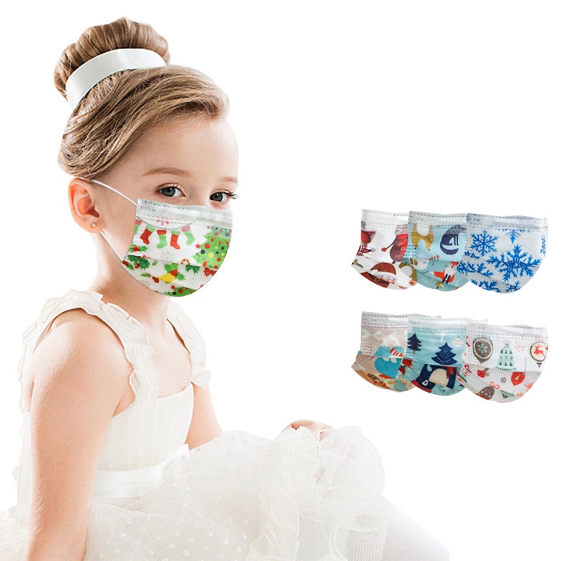 New Christmas adult children disposable cartoon mask fashion printing three-layer meltblown non-woven dustproof breathable protective parent
New Christmas adult children disposable cartoon mask fashion printing three-layer meltblown non-woven dustproof breathable protective parent