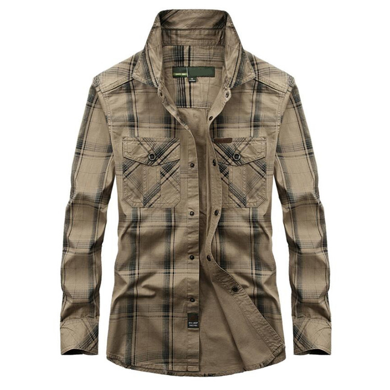 2021 New Plus Size Casual Chess of Cotton Men Long Shirt Warm Trademark Roupas Epdc, Army green.
2021 New Plus Size Casual Chess of Cotton Men Long Shirt Warm Trademark Roupas Epdc, Army green.