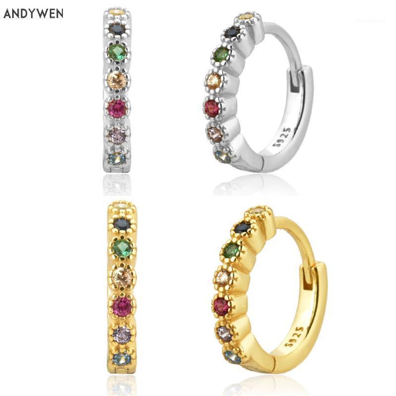 ANDYWEN 925 Sterling Silver 2020 Fashion Female Circle Earring 9.5mm Round Zircon CZ Hoops Huggies In Party Rock Punk Jewelry1
ANDYWEN 925 Sterling Silver 2020 Fashion Female Circle Earring 9.5mm Round Zircon CZ Hoops Huggies In Party Rock Punk Jewelry1