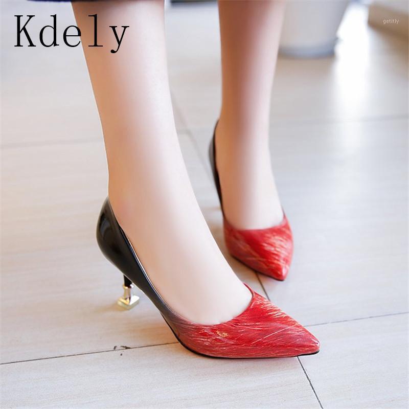 Mix color Women pumps Elegant pointed toe patent leather office lady Shoes Spring Summer High heels Wedding Bridal Shoes woman1, Red
Mix color Women pumps Elegant pointed toe patent leather office lady Shoes Spring Summer High heels Wedding Bridal Shoes woman1, Red