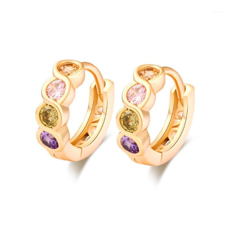 Hoop & Huggie Colorful Crystal CZ Children's Earrings Yellow Gold Filled Fashion For Kids Baby Girls1
Hoop & Huggie Colorful Crystal CZ Children's Earrings Yellow Gold Filled Fashion For Kids Baby Girls1