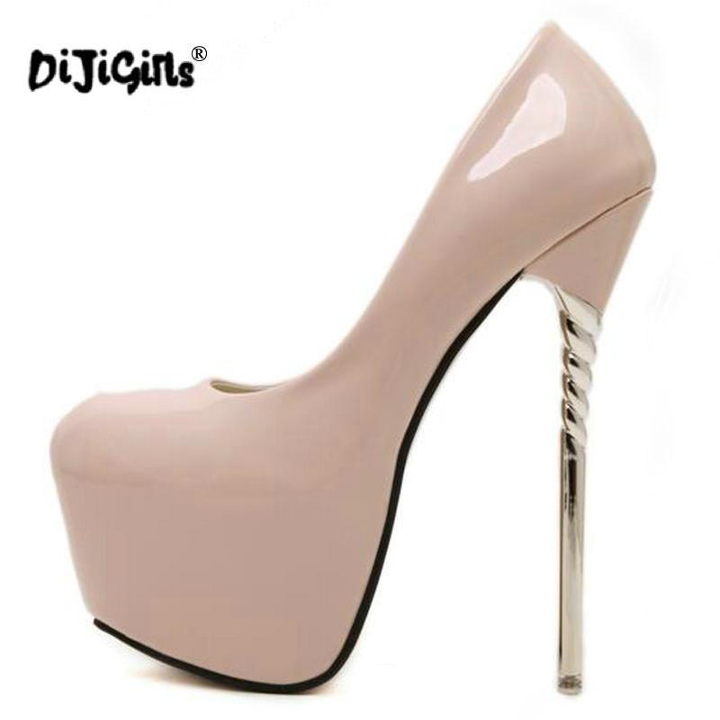 DIJIGIRLS Personality Fashion Special Shoes High Heels High Platform Concise Sexy Evening Party Spiral Heel, Beige
DIJIGIRLS Personality Fashion Special Shoes High Heels High Platform Concise Sexy Evening Party Spiral Heel, Beige