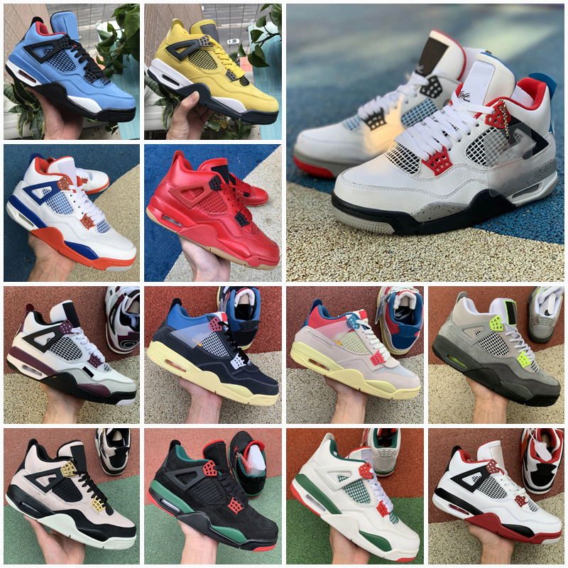 Guava Ice Sail Black Cat Union Jumpman 4 4s Mens Women Jumpman 4 Basketball Shoes Bred What The Cacutus Jack Purple Metallic Sports Sneakers
Guava Ice Sail Black Cat Union Jumpman 4 4s Mens Women Jumpman 4 Basketball Shoes Bred What The Cacutus Jack Purple Metallic Sports Sneakers