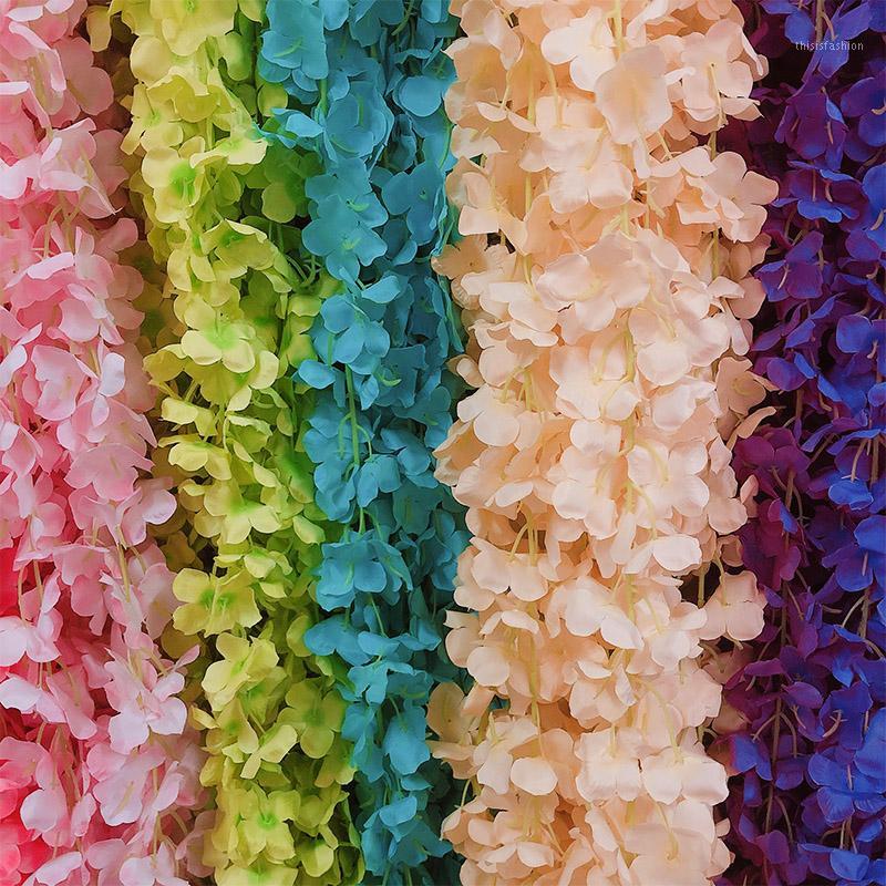 Silk Hydrangea rattan Wedding arrangement flower home Bathroom decoration Hanato bridal accessories clearance artificial flowers1
Silk Hydrangea rattan Wedding arrangement flower home Bathroom decoration Hanato bridal accessories clearance artificial flowers1