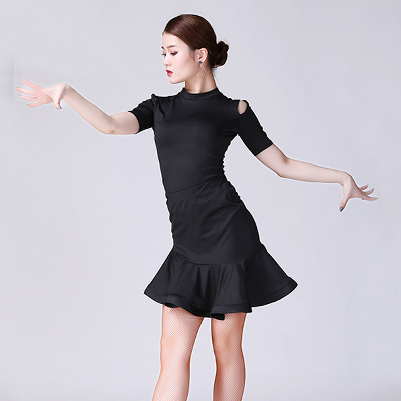 New Latin Dance Dress Women Black Suit Tops Skirt Short-Sleeved Dancewear Practice Clothes Rumba Tango Performance Costume BI380
New Latin Dance Dress Women Black Suit Tops Skirt Short-Sleeved Dancewear Practice Clothes Rumba Tango Performance Costume BI380