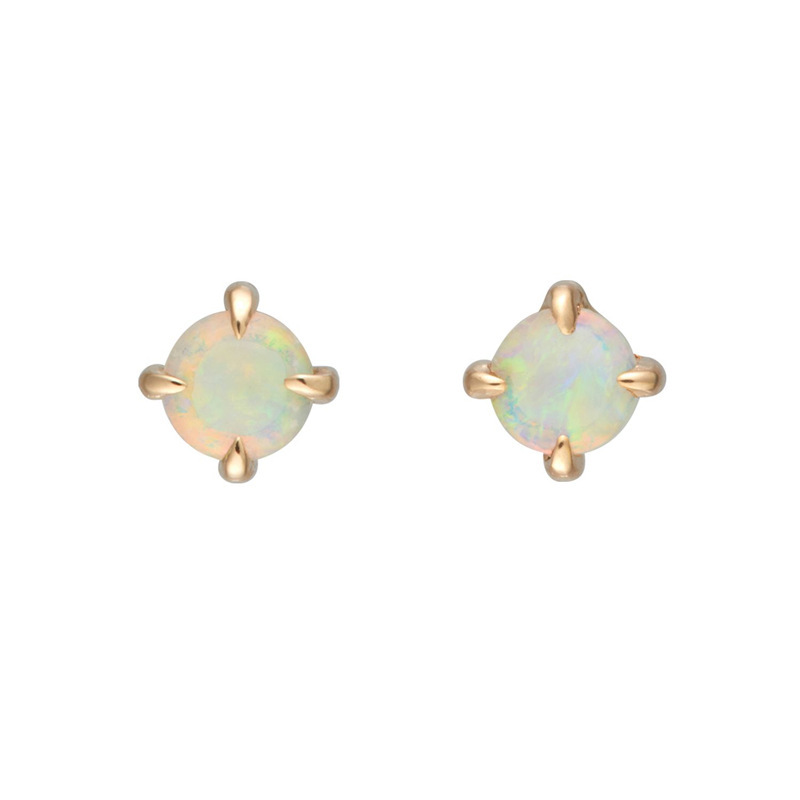 Februaryfrost Brand Small Round White Fire Opal Stud Earrings for Women Gold Filled Cute Korean Earrings 2019 Fashion Jewelry Wedding Earing
Februaryfrost Brand Small Round White Fire Opal Stud Earrings for Women Gold Filled Cute Korean Earrings 2019 Fashion Jewelry Wedding Earing