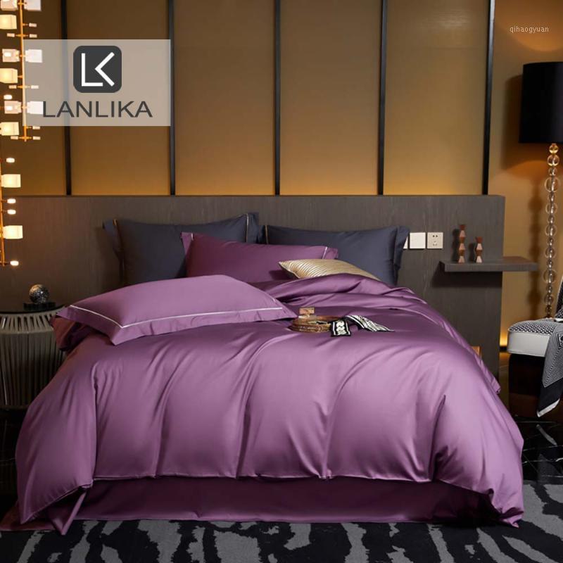 Lanlika Luxury Purple Exquisite Bedding Set Home Textiles 100 Count 6A Pure Cotton Quilt Cover Fitted Sheet Elastic Band Bedding1, 10
Lanlika Luxury Purple Exquisite Bedding Set Home Textiles 100 Count 6A Pure Cotton Quilt Cover Fitted Sheet Elastic Band Bedding1, 10