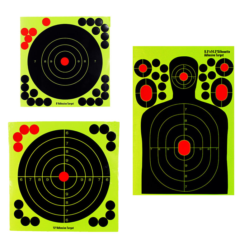 BB gun Airsoft Tactical Shooting Training Objective Silhouette Splatter Fluorescent Practicing Splatter Reactive Adhesive Target Sticker, 203x203mm / 8"x8"
BB gun Airsoft Tactical Shooting Training Objective Silhouette Splatter Fluorescent Practicing Splatter Reactive Adhesive Target Sticker, 203x203mm / 8"x8"