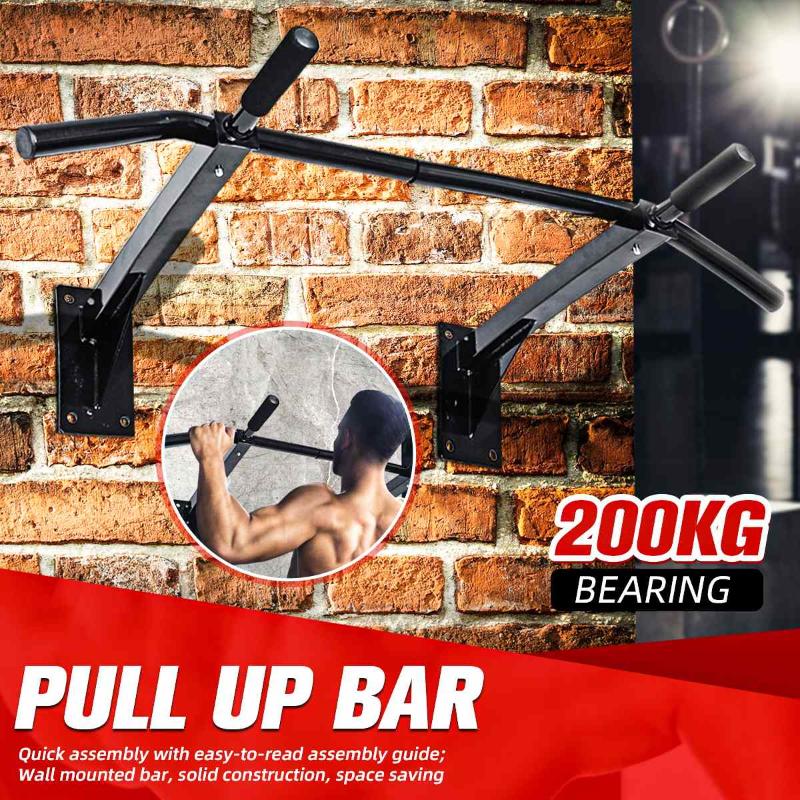 Wall Horizontal Bars Carbon Steel 200kg Home Gym Pull Up Bar Wall Mounted Workout Fitness Gym Training Bar Fitness Equipment
Wall Horizontal Bars Carbon Steel 200kg Home Gym Pull Up Bar Wall Mounted Workout Fitness Gym Training Bar Fitness Equipment