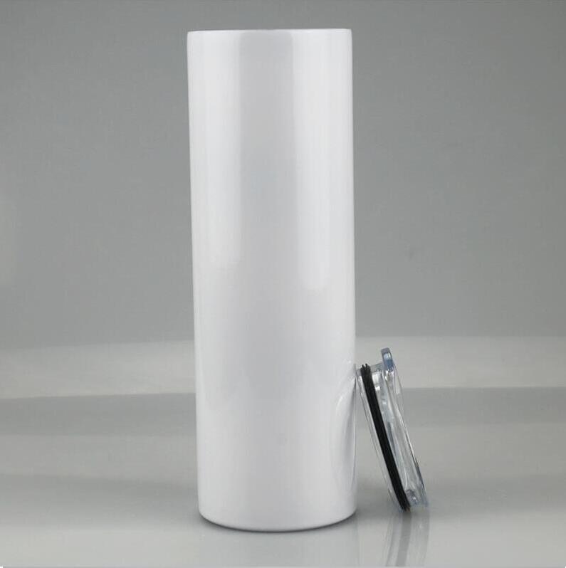 Sublimation Straight Skinny Tumblers Stainless Steel Blank White Skinny Cup with lid straw Cylinder Bottle SEA SHIPPING CCA12623
Sublimation Straight Skinny Tumblers Stainless Steel Blank White Skinny Cup with lid straw Cylinder Bottle SEA SHIPPING CCA12623